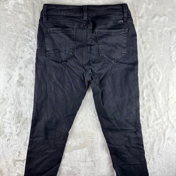 1822 Denim Jeans Curvy Contour Ankle Skinny Size 6 Black Stretch - Picture 3 of 10
